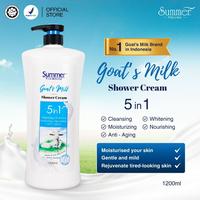 Gambar Summer Naturale - Body Wash Shower Cream ProWhite 5 in 1 Sabun Mandi Goat’s Milk Susu Kambing Pump 1200 ml dari Summer Naturale Indonesia Kota Medan 1 Tokopedia