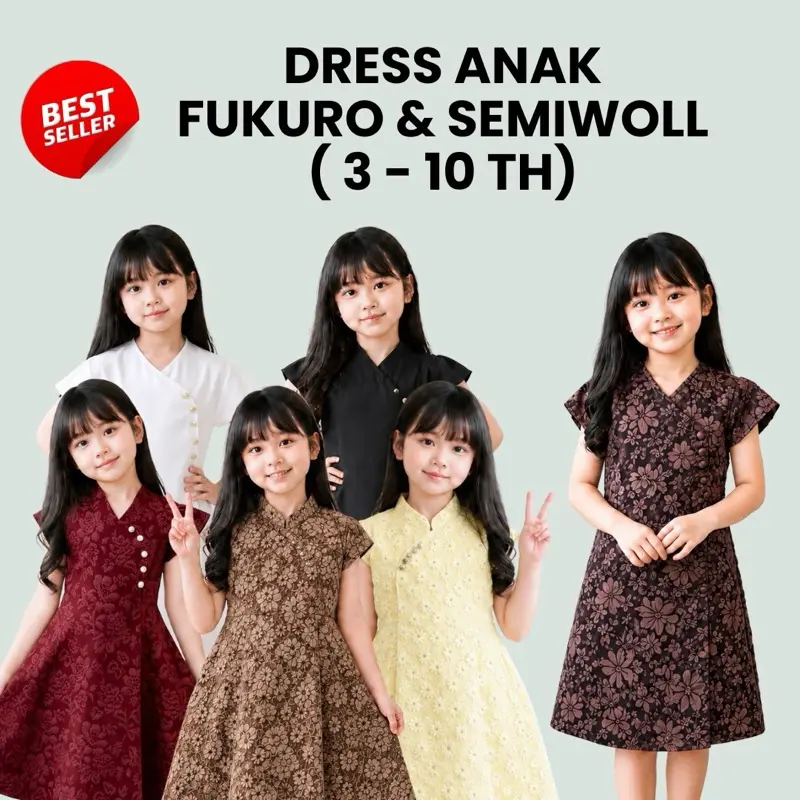 DRESS ANAK NATHALIA PREMIUM DRESS ANAK NATAL KEKINIAN
