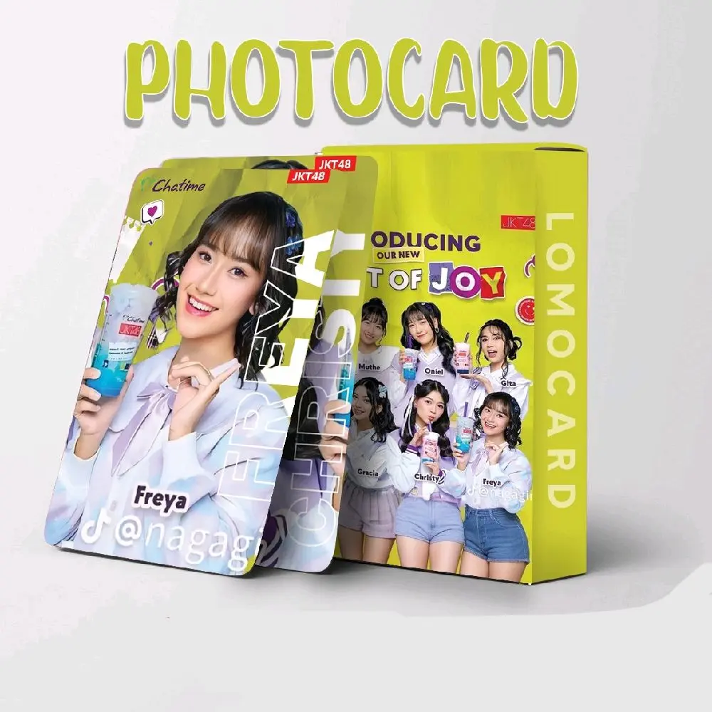 BONUS GANTUNGAN KUNCI, Photocard 30 pcs JKT48 X CHATTIME , COD
