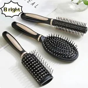 Sisir Rambut Anti Kusut Sisir Oval Bulat Kotak SET isi 3pcs Dengan Bantalan Udara Sisir Pijat Anti Statis