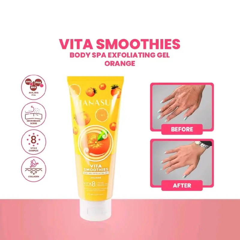 Hanasui Body Spa Exfoliating Gel 180ml 7