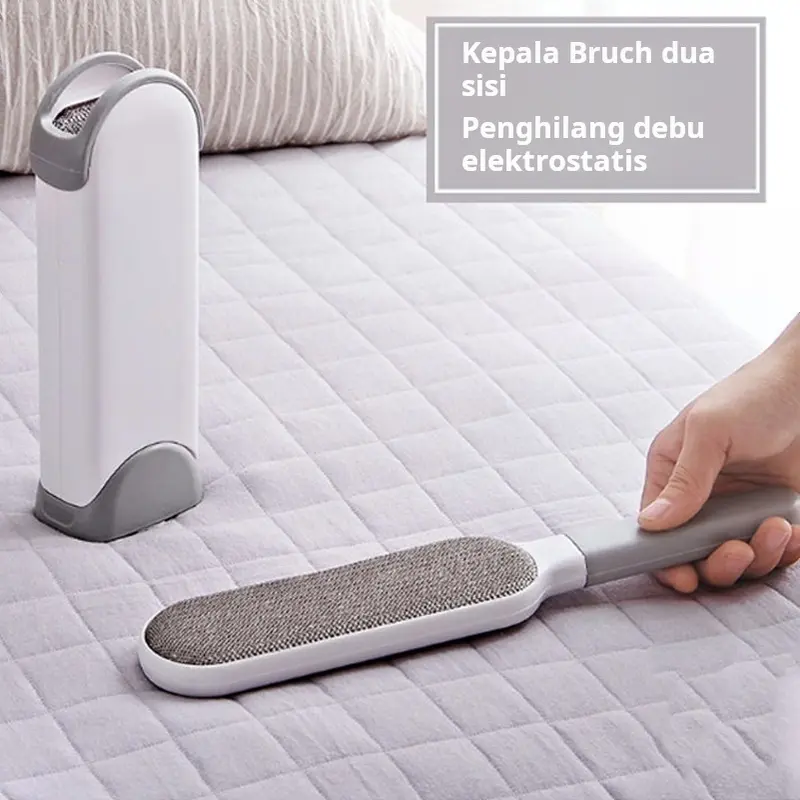 [COD]Double-Sided Electrostatic Hair Removal Brush Portable Clothes Lint Roller Lint Remover Pet RemoverLint Brush Pet Hair Remover Magic Brush Clothes Cleaner Lint Remover for Couch Reusable Lint Brush household items 4