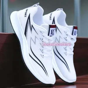 PROMO DISKON BISA COD - SEPATU SNEAKERS KETS KASUAL PRIA COWOK COWO SHOES JALAN SANTAI SPORT WANITA PUTIH KEREN KECE KEKINIAN