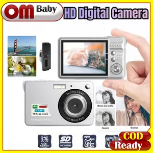 Kamera Digital HD 48 Juta Piksel K09 Kamera DSLR Fotografi Selfie Rumah Tangga Siswa 48MP Layar LCD 2,7 Inci Zoom 8x Camera