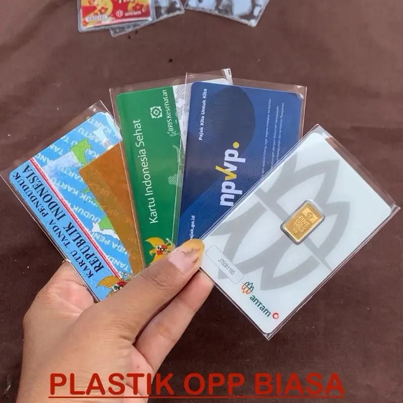 ISI 12 biji cover hologram & plastik opp untuk logam mulia antam, ubs, ktp, kta, sim, card lainnya serbaguna ISI 12 biji cover hologram & plastik opp untuk logam mulia antam, ubs, ktp, kta, sim, card lainnya serbaguna