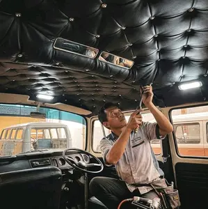 Plapis Plapon Motif Sofa Kancing untuk Mobil Luxio/Granmax - Kualitas Terbaik