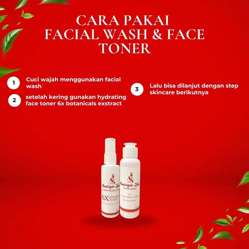 FACIAL WASH & FACE TONER AMORGIA SKIN