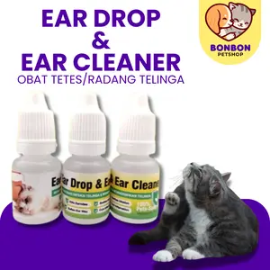 Obat Tetes Telinga Kucing Anjing Kelinci Obat Radang Telinga Luka Iritasi Telinga Earmites Telinga Bau Kucing