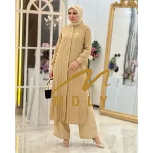 Set tunik dan kulot cantik dan elegan