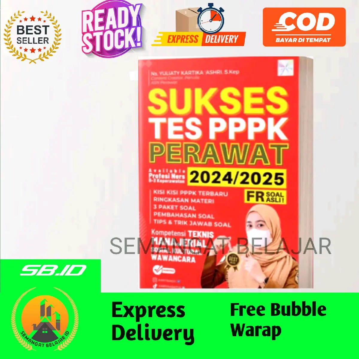BUKU PPPK PERAWAT 2024 TERBARU Dilengkapi Materi + Soal Sesuai FR PPPK 2024 Hard Cover Hard Cover Soft Cover