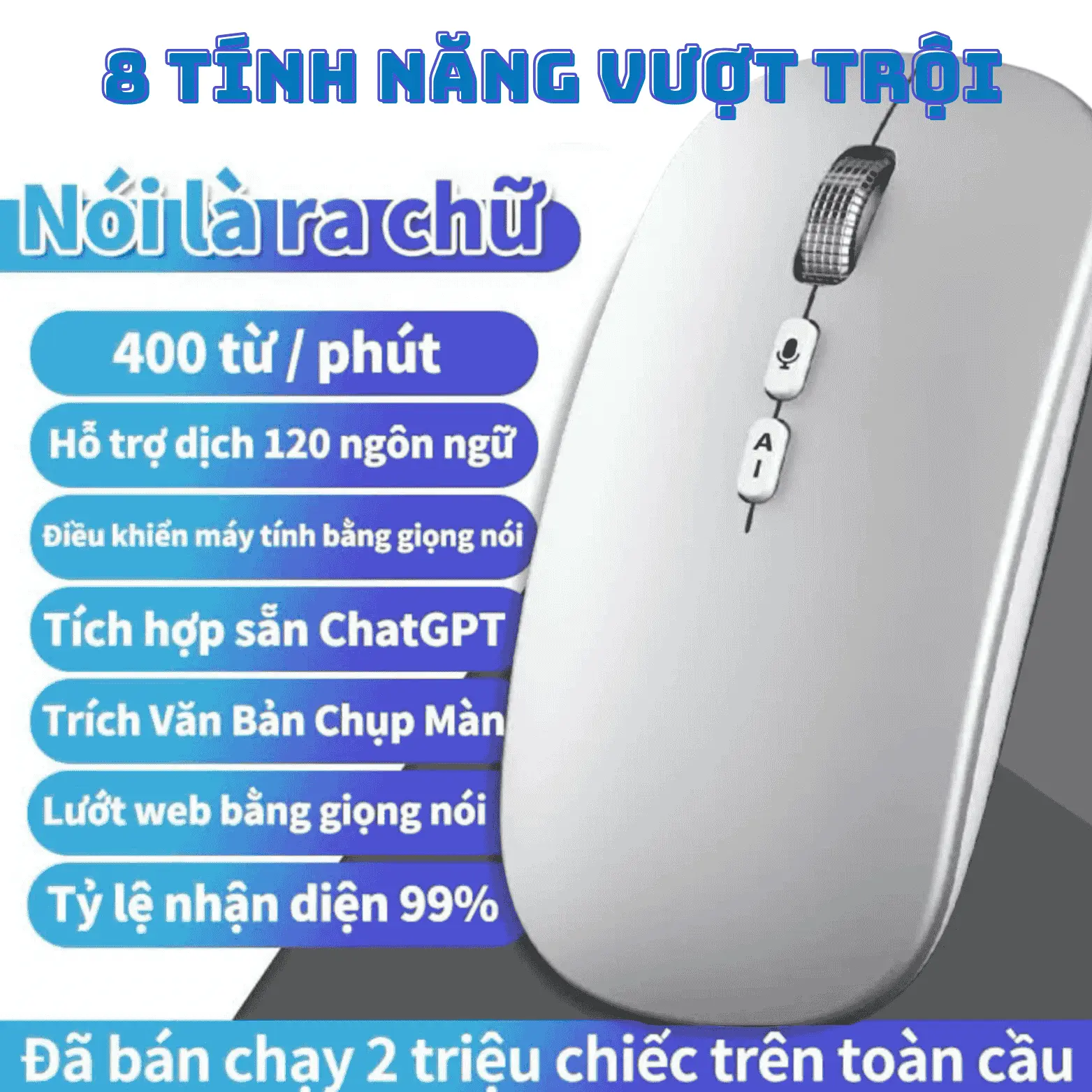 Chuột SOONID AI, Nói Ra Chữ ,Chuyển Giọng Nói Thành Văn Bản, Dịch Thuật Đa Ngôn Ngữ, Chat GPT, Phiên Dịch,Có AI, Không Dây, Bluetooh, Sạc Pin | BigBuy360 - bigbuy360.vn Chuột SOONID AI, Nói Ra Chữ ,Chuyển Giọng Nói Thành Văn Bản, Dịch Thuật Đa Ngôn Ngữ, Chat GPT, Phiên Dịch,Có AI, Không Dây, Bluetooh, Sạc Pin | BigBuy360 - bigbuy360.vn