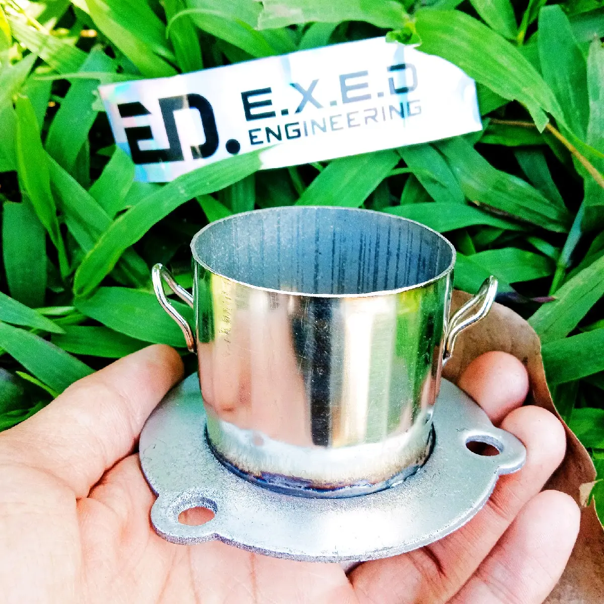 adaptor sambungan knalpot inlet 50 standar satria Fu supra 125