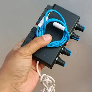 AMPLI MINI DC 5VOLT 4CHANEL STEREO , POWER MINI 4CHANEL DC 5V STEREO INPUT AUX Amplifier Pc