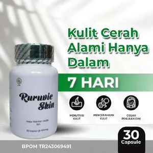 Ruruvie Skin - Perawatan Kulit Alami BPOM  Pemutih & Pencerah Badan & Wajah isi 30