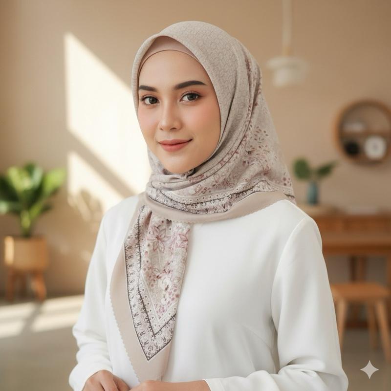 Hijab Segiempat Voal Motif Jilbab Motif Kekinian terbaru Hijab Segiempat Voal Motif Jilbab Motif Kekinian terbaru