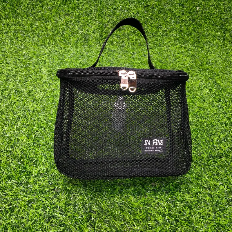 Tas Make Up - Tas Skincare - Tas Tempat Sabun - Real Pict pouch jaring j makeup 1