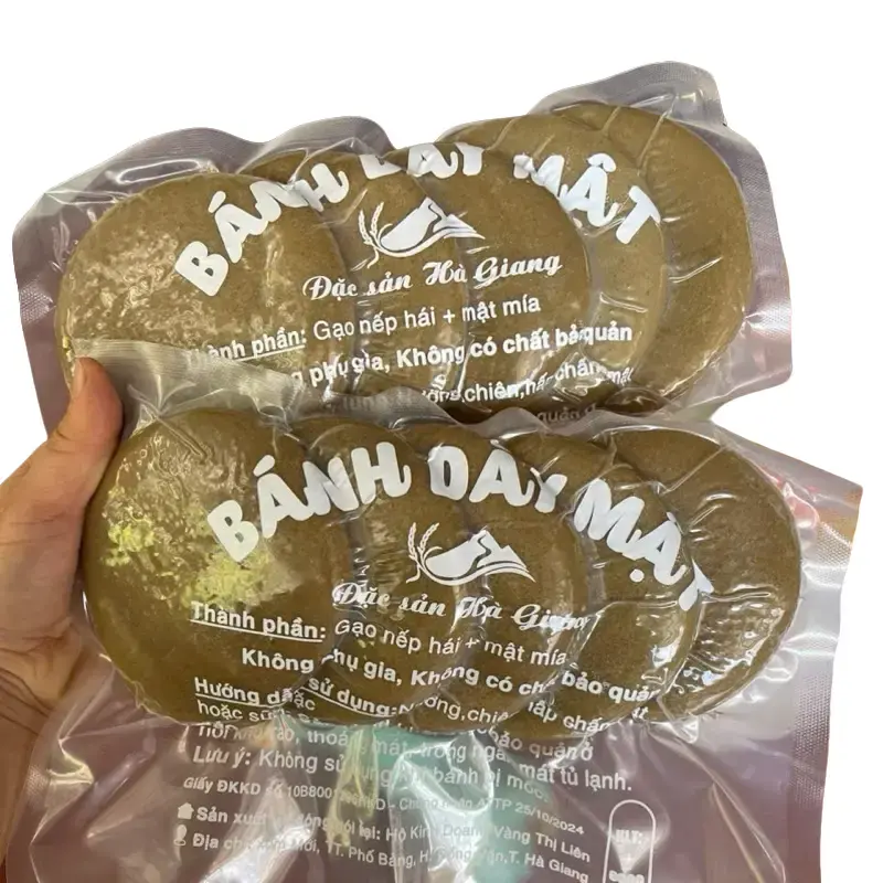BÁNH DÀY MẬT KHÔ ( vị ngọt mật mía ) - Đặc Sản Hà Giang thơm ngon mềm dẻo