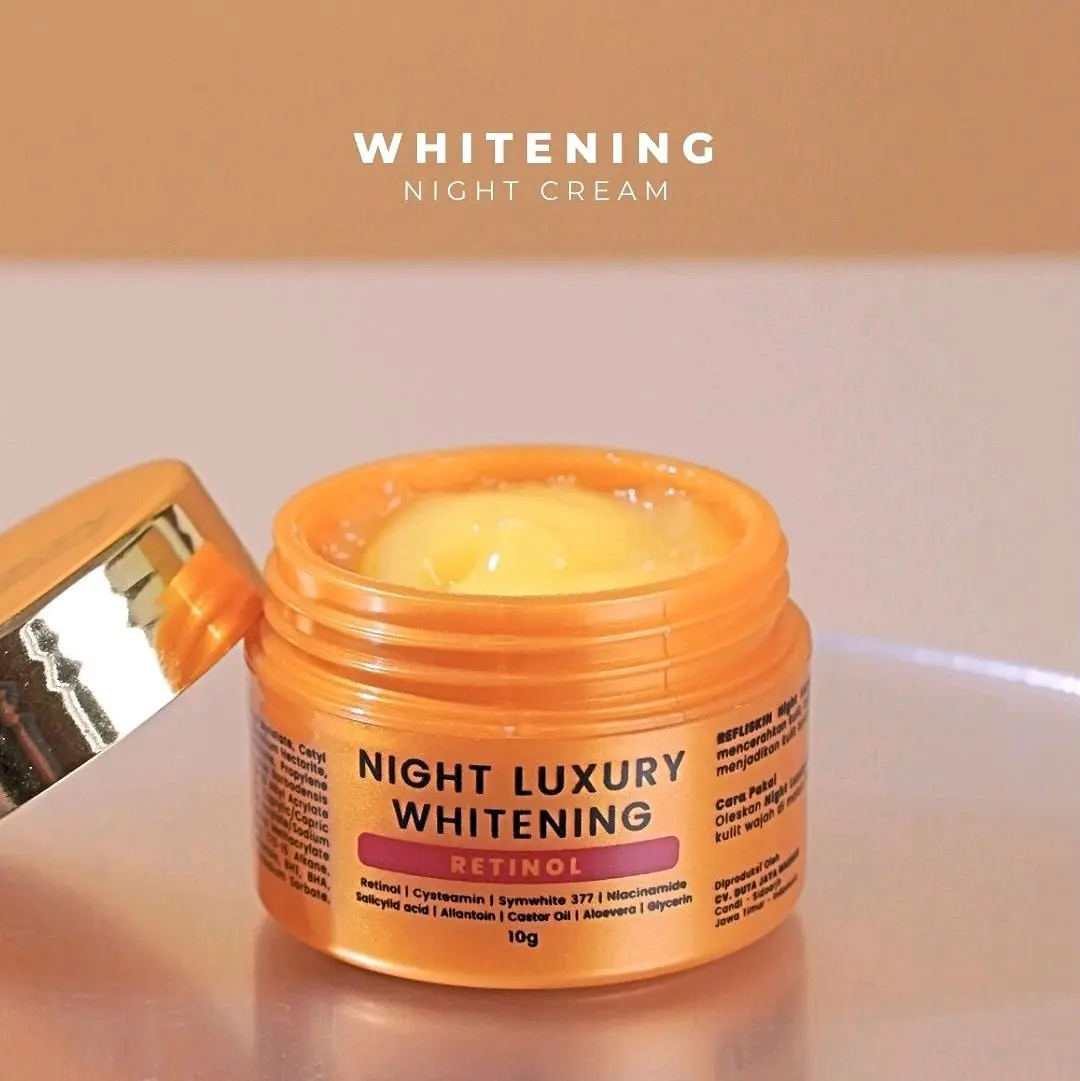 Night Cream Luxury Refli Skin kemasan baru / Night Cream Klinik