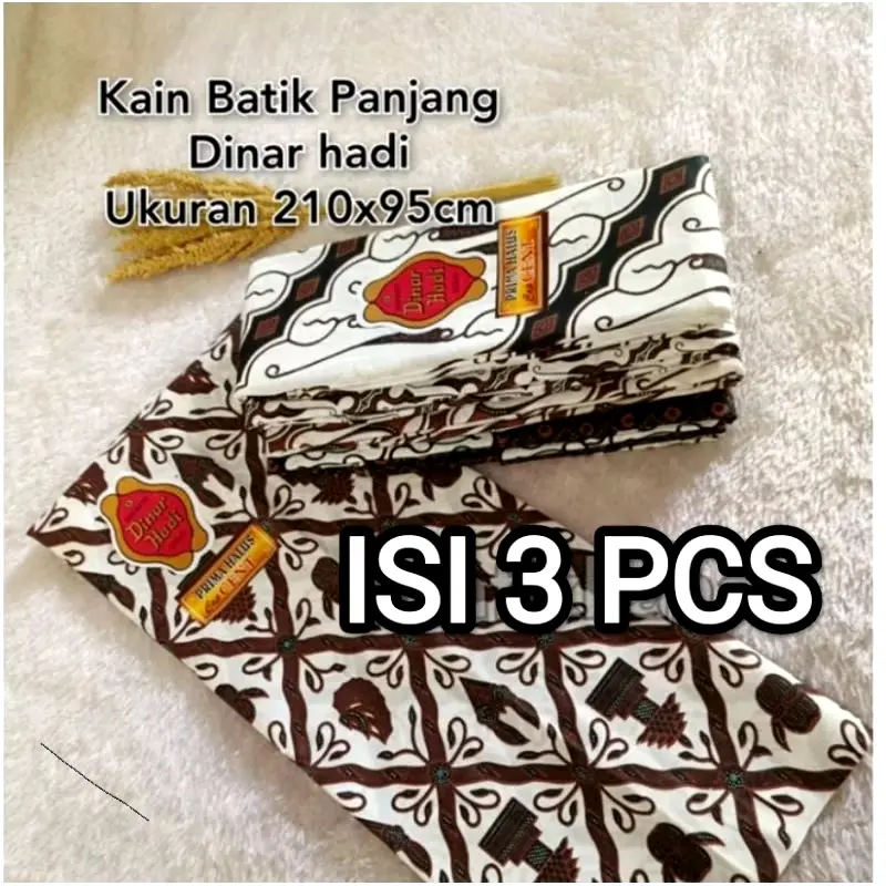 paket hemat isi 5 pcs kain panjang soga kain jarik kain gendong kain selimut bayi kain persalinan Putih 5