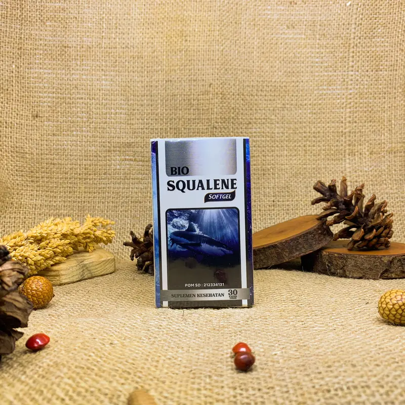 Pe-nyu-bur Sperma Pria Mengentalkan Sp-er-ma dengan Bio Squalene 30 Softgel 2