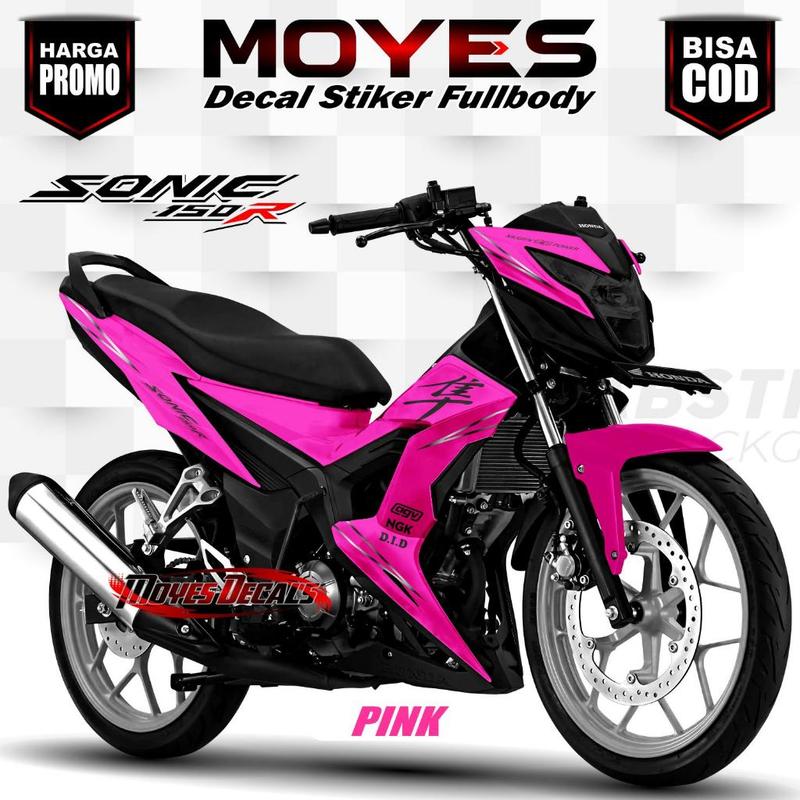 Product Introduction of Decal Sonic 150R Full Body model polos 2 Motor Motorcycle Racing 63