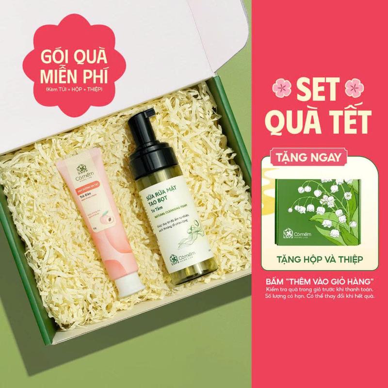 Bộ Combo Kem Dưỡng Da Tay Và Sữa Rửa Mặt Tạo Bọt Cỏ Mềm