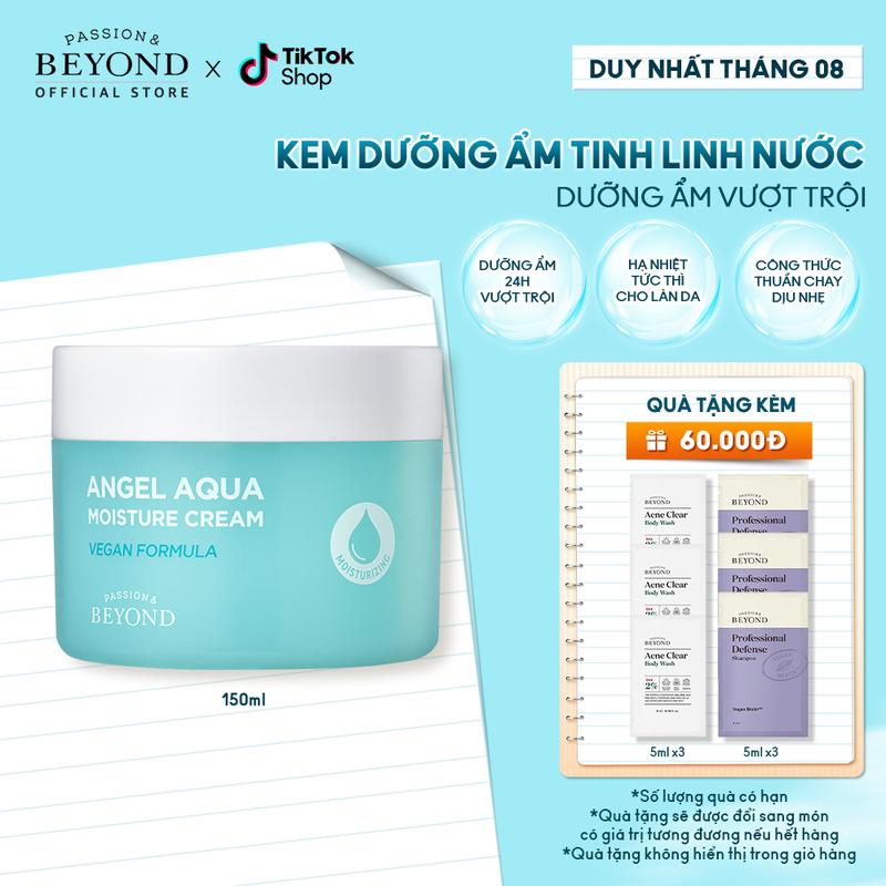 [Võ Hà Linh x BEYOND]Kem dưỡng ẩm Tinh Linh Nước Hỗ trợ làm dịu Beyond Angel Aqua Moisture Cream 150ml