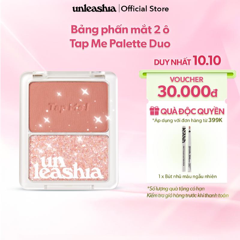 Bảng phấn mắt UNLEASHIA Tap Me Palette Duo 8.4g 2 màu tiện lợi bảng  mắt bảng  phấn bảng  mắt phan  mat