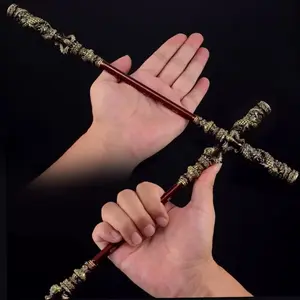 22CM BLACK MYTH SUN WUKONG GAME TOYA SAKTI TONGKAT GOKONG PAJANGAN AKSESORIS TONGKAT BESI ALLOY
