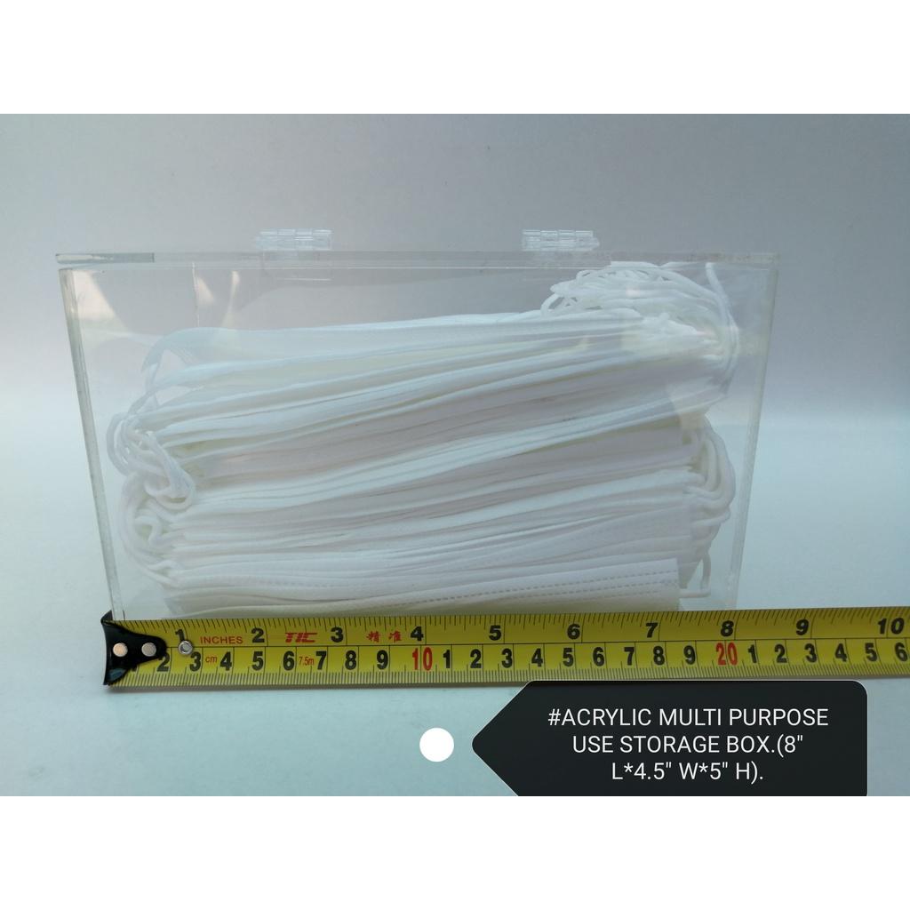 Acrylic Multi Purpose Storage Box