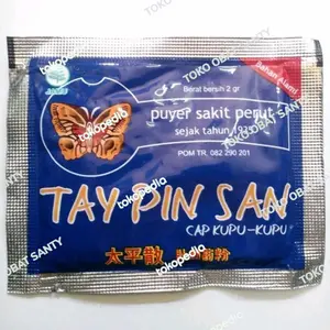 promo TAY PIN SAN / PUYER SAKIT PERUT CAP KUPU KUPU / JAMU HERBAL 100 % ORI di toko kami