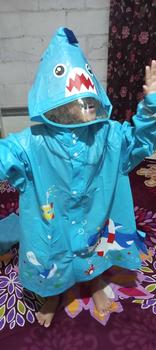 Product Review of A-CROSS JAS HUJAN SETELAN ANAK KUROMI DENGAN RUANG RANSEL DI BELAKANG LUCU DAN IMUT Pvc Biru Pink from @**9 2