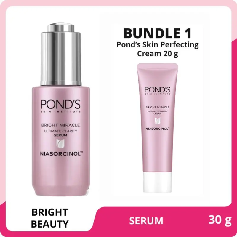 [HARGA SPECIAL] Pond's Bright Beauty Triple Glow Serum 30g & Perfecting Cream 20g 1