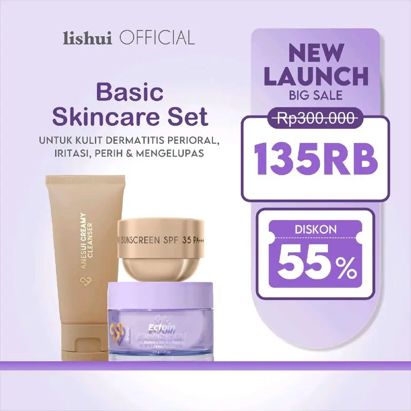 [ SUPER SALE  LANGSUNG KIRIM ] LISHUI ACNE TREATMENT SET LISHUI CREAM PENGHILANG JERAWAT DAN BEKAS JERAWAT BERUNTUSAN BPOM DISTRIBUTOR DEPOK 5