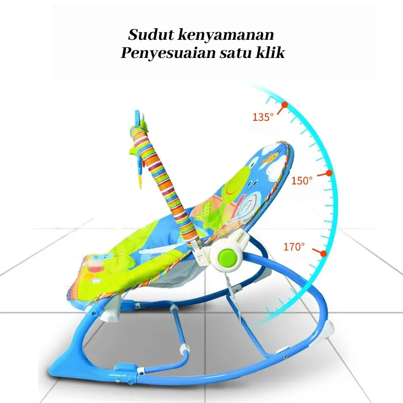 FLYBB 10in1 Premium Rocker Ayunan Bayi Bouncer Bayi Kursi Goyang Manual Bayi Bouncer rocking 10in1 bayi Bouncher Rocking 10 in 1 rocker Premium bouncer bayi ayunan bayi tempat tidur bayi Toddler Ayunan bergoyang otomatis 7