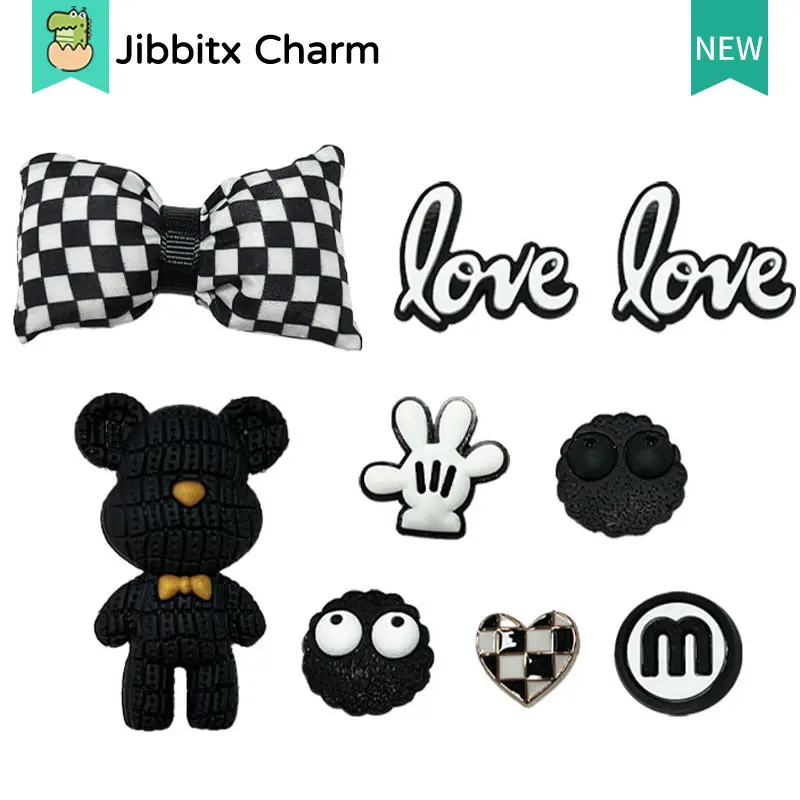 Charm Jibbits, Thời Trang, Thiết Kế Guốc, Sáng Tạo, Hoạt Hình Dễ Thương, Họa Tiết Đầy Màu Sắc, Thích Hợp Cho Giày Tự Làm, Chốt / Charm Giày / Nút Guốc