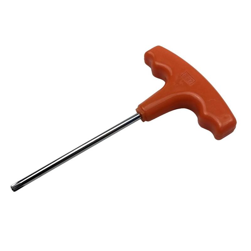 Cờ Lê tuốc nơ vít T27 bằng kim loại tay cầm bằng nhựa màu cam 15cm Phù hợp với cưa xích Stihl, bền và tiện lợi 1