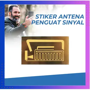 1 PCS Stiker Antena Penguat Sinyal SP-1 - Mengoptimalkan Sinyal Smartphone & Kompatibel dengan Berbagai Perangkat - Mengurangi Radiasi Ponsel Anda - Mikrofon