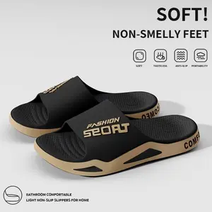 Sandal Selop Pria Sport Kekinian Bahan Lembut Empuk Anti Slip Anti Air Soft Non Smelly Feet Sendal flip flops men