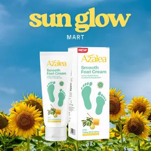 Azalea Smooth Foot Cream 35gr - Krim perawatan kulit kaki kering, kasar, dan pecah-pecah - Mengandung Zaitun Oil dan Honey - Mengurangi bau tidak sedap pada kaki