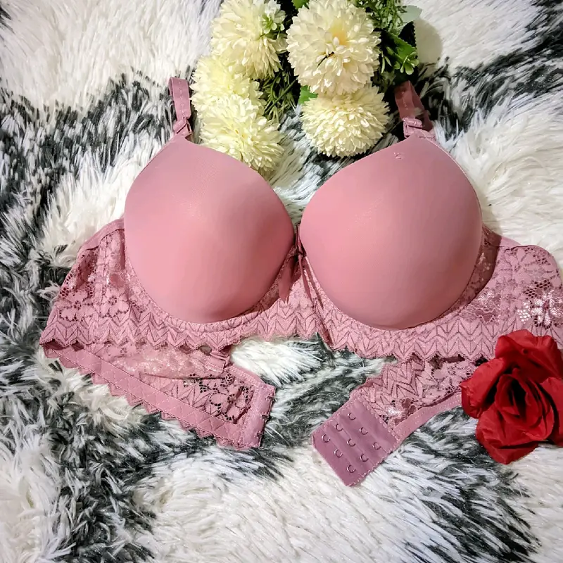 Bra Kawat Busa Tebal Cup Besar C Bh Bra Wanita Dewasa Super Montok Bra Full Cup Push Up Motif Polos Mix Renda Cantik Lembut 5