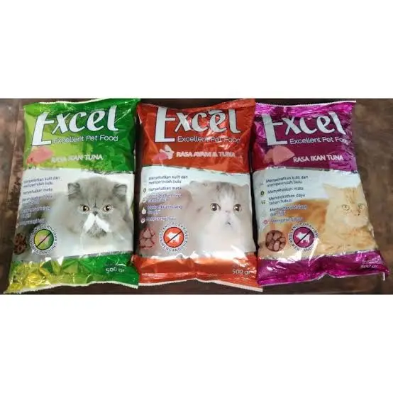 Makanan kucing excel 500 Gram