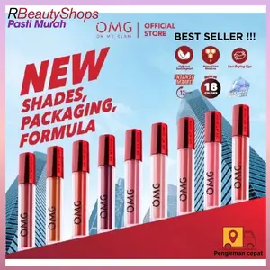 OMG Oh My Glam Matte Lipcream Mattelast Lipstik  Lipstick Gloss