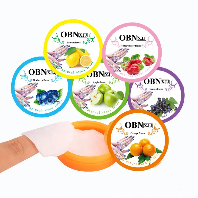 OBN Pembersih Kutek Nail Polish Remover Tissu Pembersih Kutek Aroma Buah 5