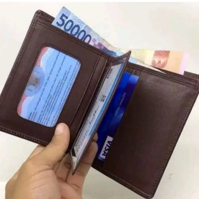 Dompet Kulit Model Lipat Buku 100% ORIGINAL Kulit Asli 2