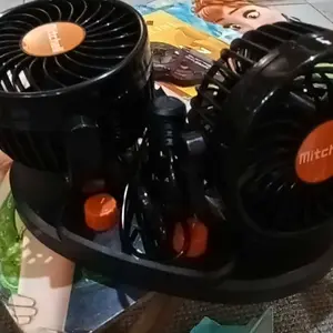 Kipas Angin Mobil Mitchell 24Volt Dengan Usb Charger Car Kendaraan