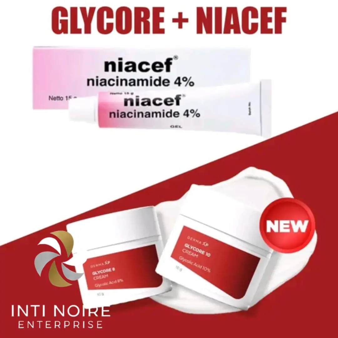 Bundling Niacef + Glycore Mencerahkan Wajah