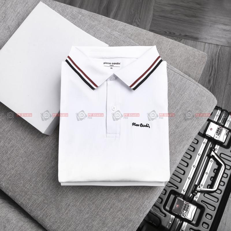 Áo Polo, áo thun nam màu trắng hàng xuất dư xịn vải cotton mềm mịn thoáng mát mẫu Hàn hè