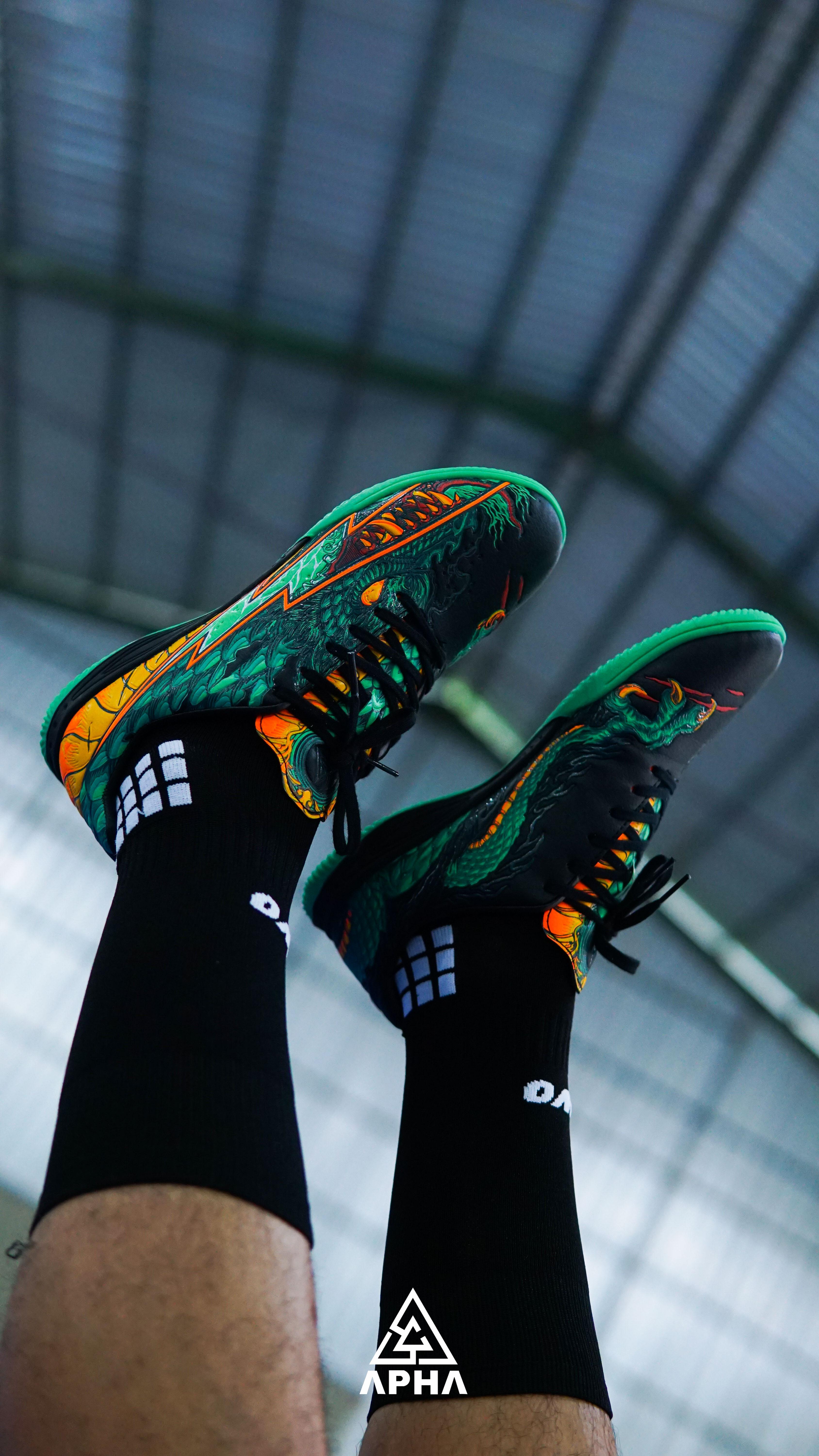 Sepatu Futsal Apha Animax Series Ryu Kohaku Tytopha 33-45 Dewasa dan Anak Lengkap Gratis Kaoskaki