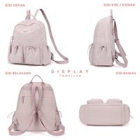 Gambar Tas Ransel Wanita Korean Style Backpack Anti Air COLORFUL FOX 835 - Lavender dari Colorful Fox Kota Administrasi Jakarta Barat 5 Tokopedia
